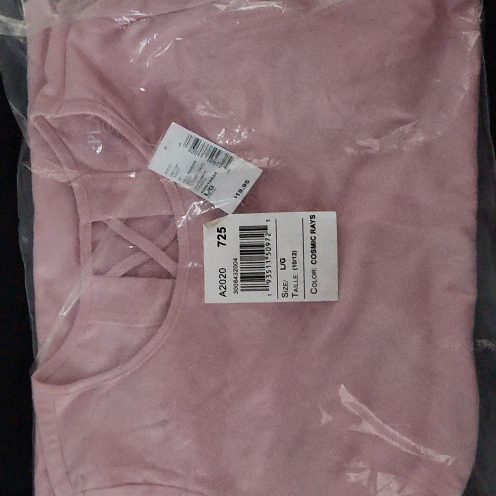 Pink long sleeve children place dress